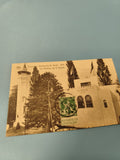 Carte postale ancienne Exposition Universelle Gand 1913 Pavillon Tunisie timbre
