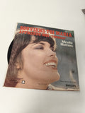 Vintage 45 tours ancien disque vinyle Mireille Mathieu chanson française rétro