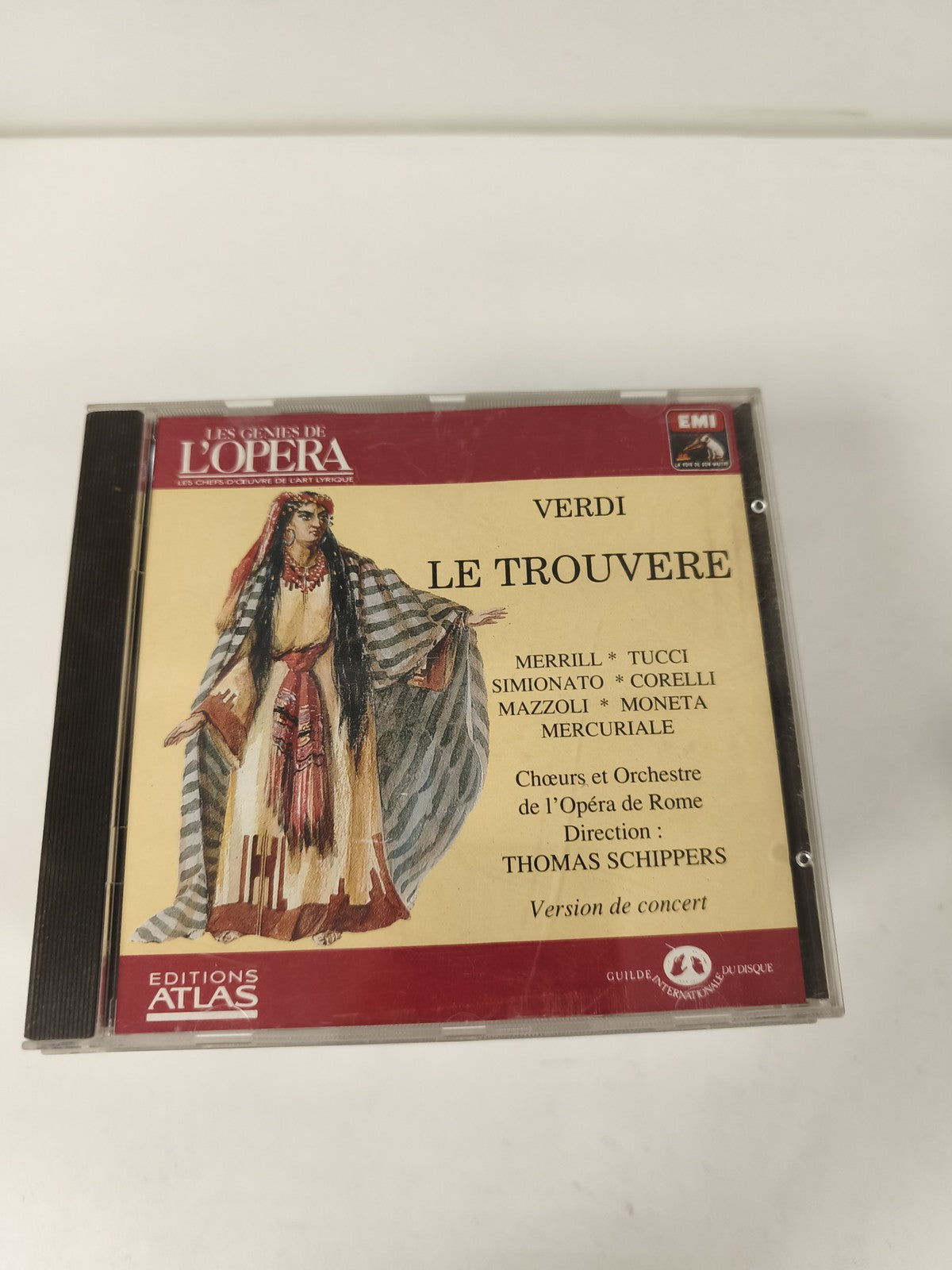 CD Verdi Le Trouvère Opéra ? Editions Atlas, Thomas Schippers, EMI, Ch?ur Rome