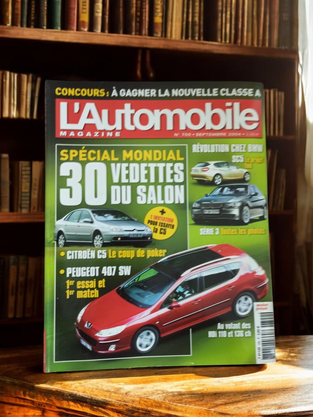 Magazine L'Automobile n°700 sept 2004 vintage auto rétro Peugeot BMW