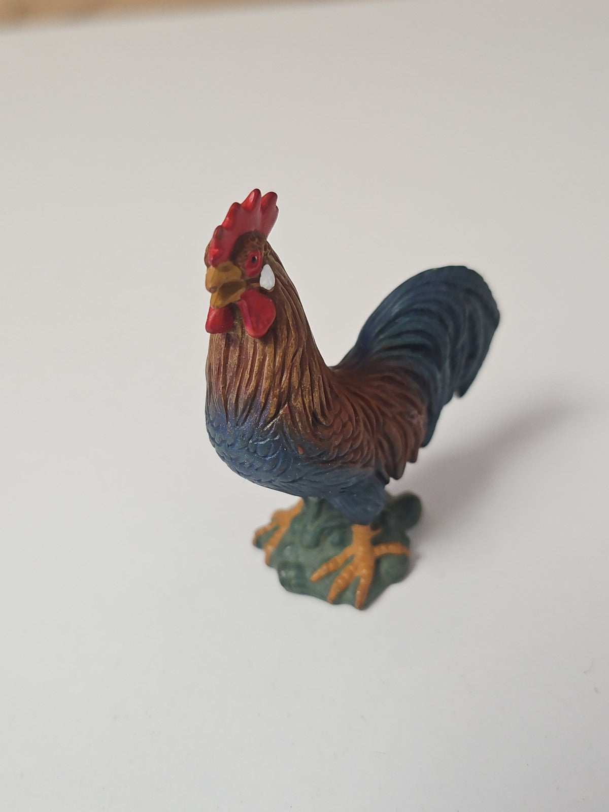 Schleich Farm World Hahn Figur gebraucht – Realistisches Bauernhoftier zum Spielen
