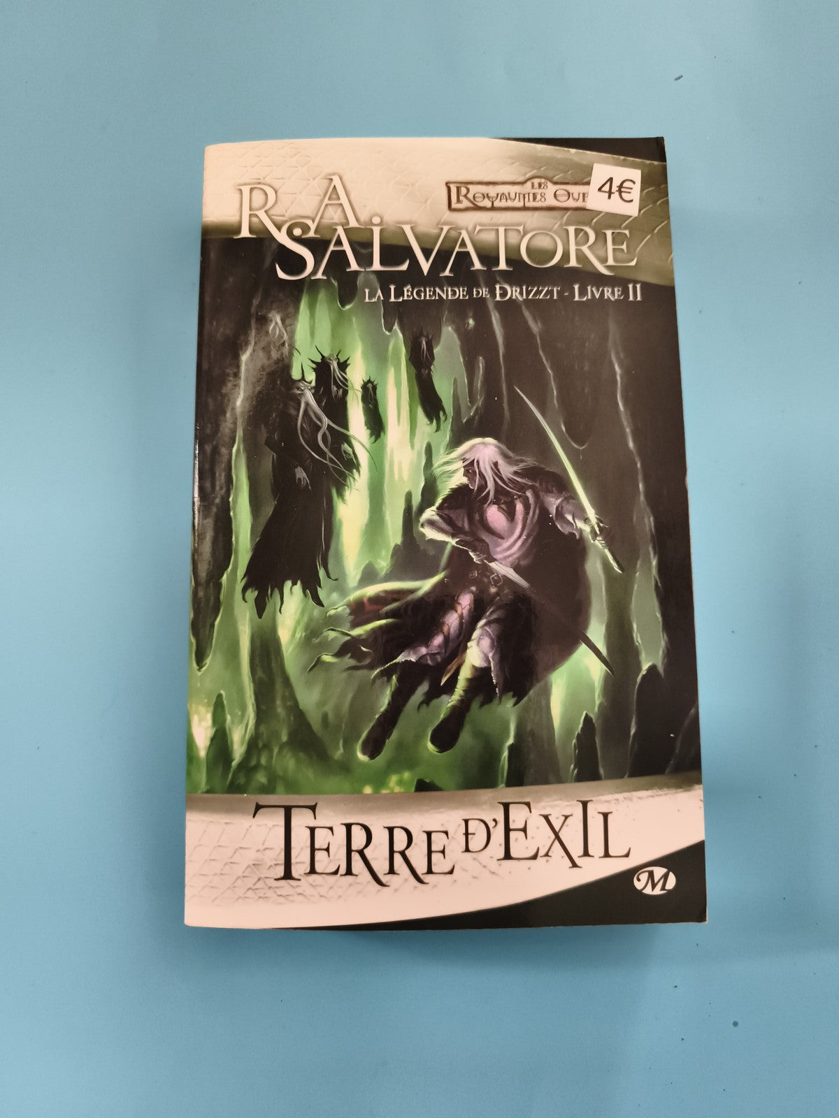 Livre fantasy Terre d’Exil R.A. Salvatore Drizzt Royaumes Oubliés broché