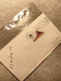 Lettre affranchie Orange City Iowa cachet Tulip Festival USA philatélie (Ref 11)