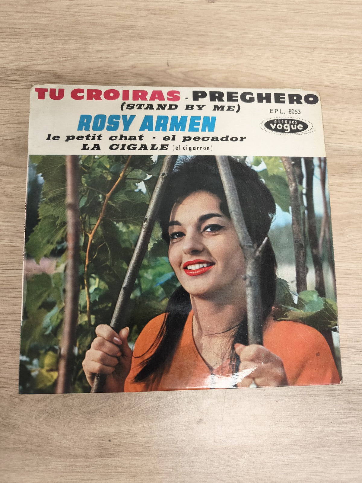 Vinyle 45 tours Rosy Armen Tu Croiras Preghero Stand By Me Disques Vogue