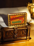 Pin's vintage 20e anniversaire épardis, forme timbre, badge rétro années 80