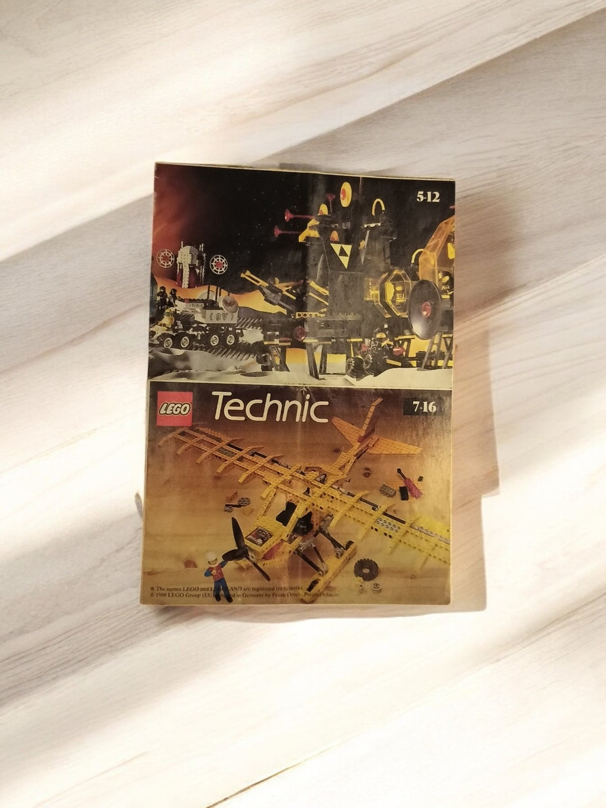 Vintage 1988 LEGO Technic booklet rare ad, retro toy catalog