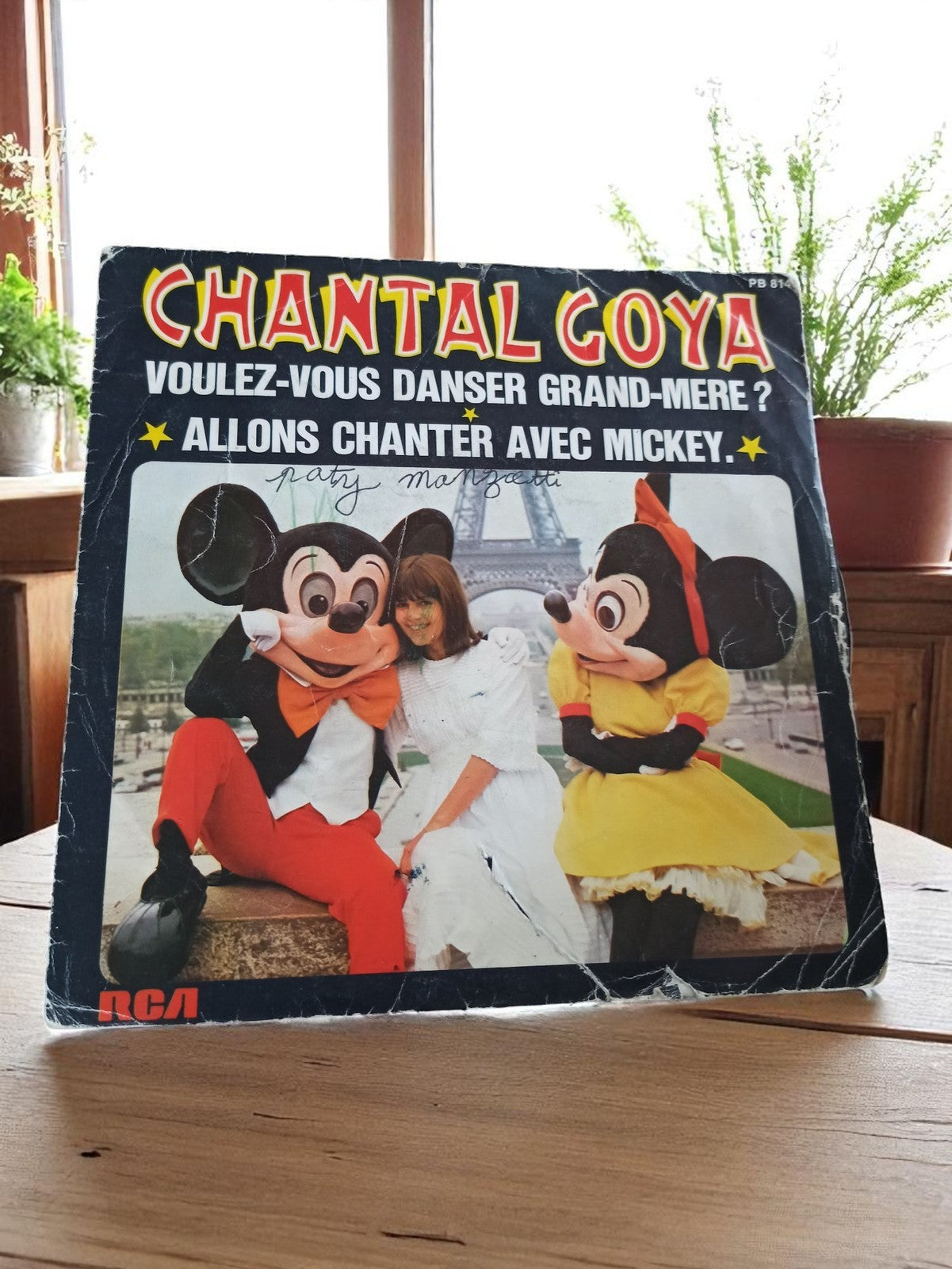 Vinyle 45T Chantal Goya RCA – Voulez-vous danser grand-mère ? Vintage Disney