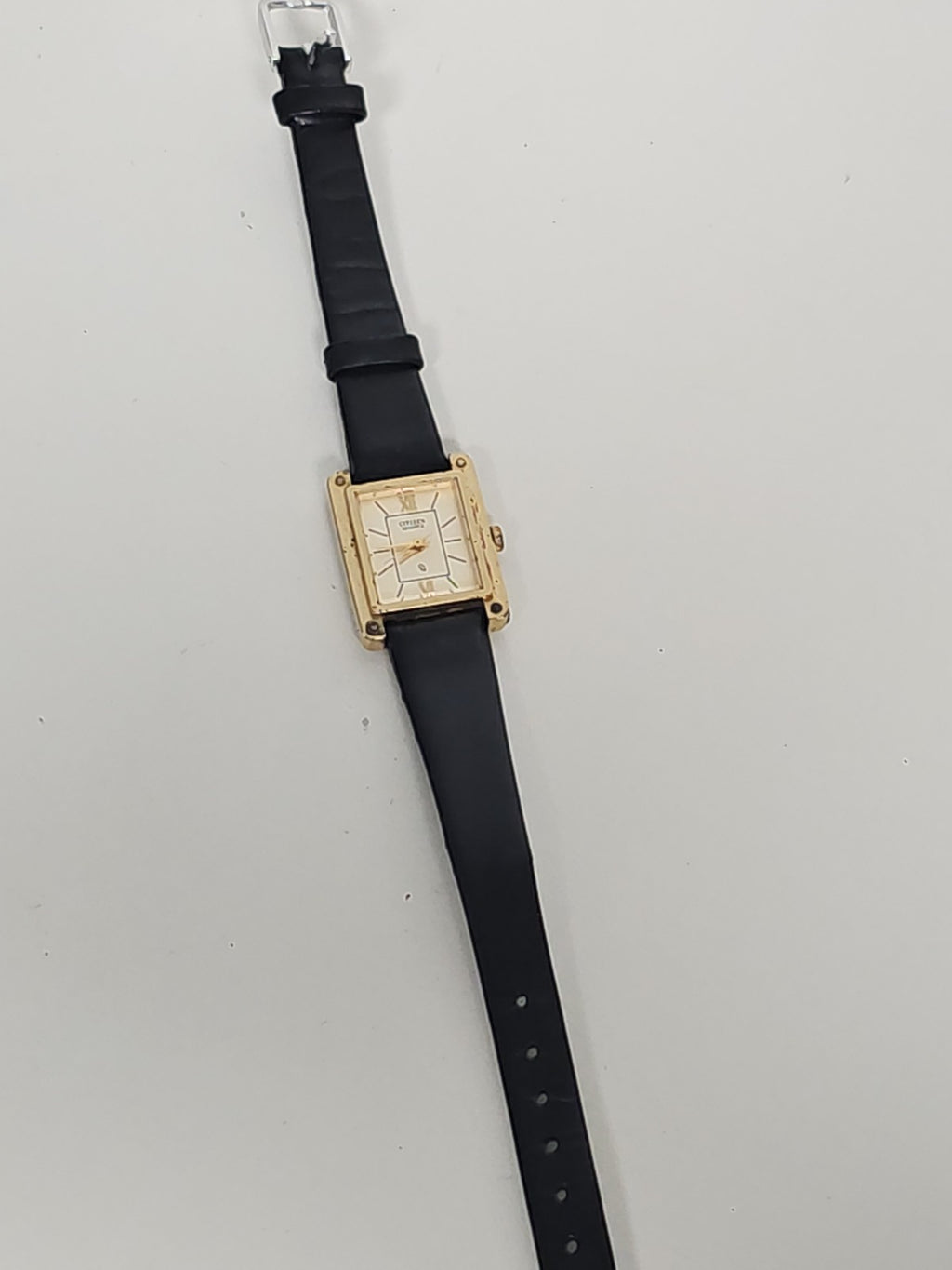 Montre femme Citizen vintage à restaurer, ancienne montre-bracelet rétro à répar