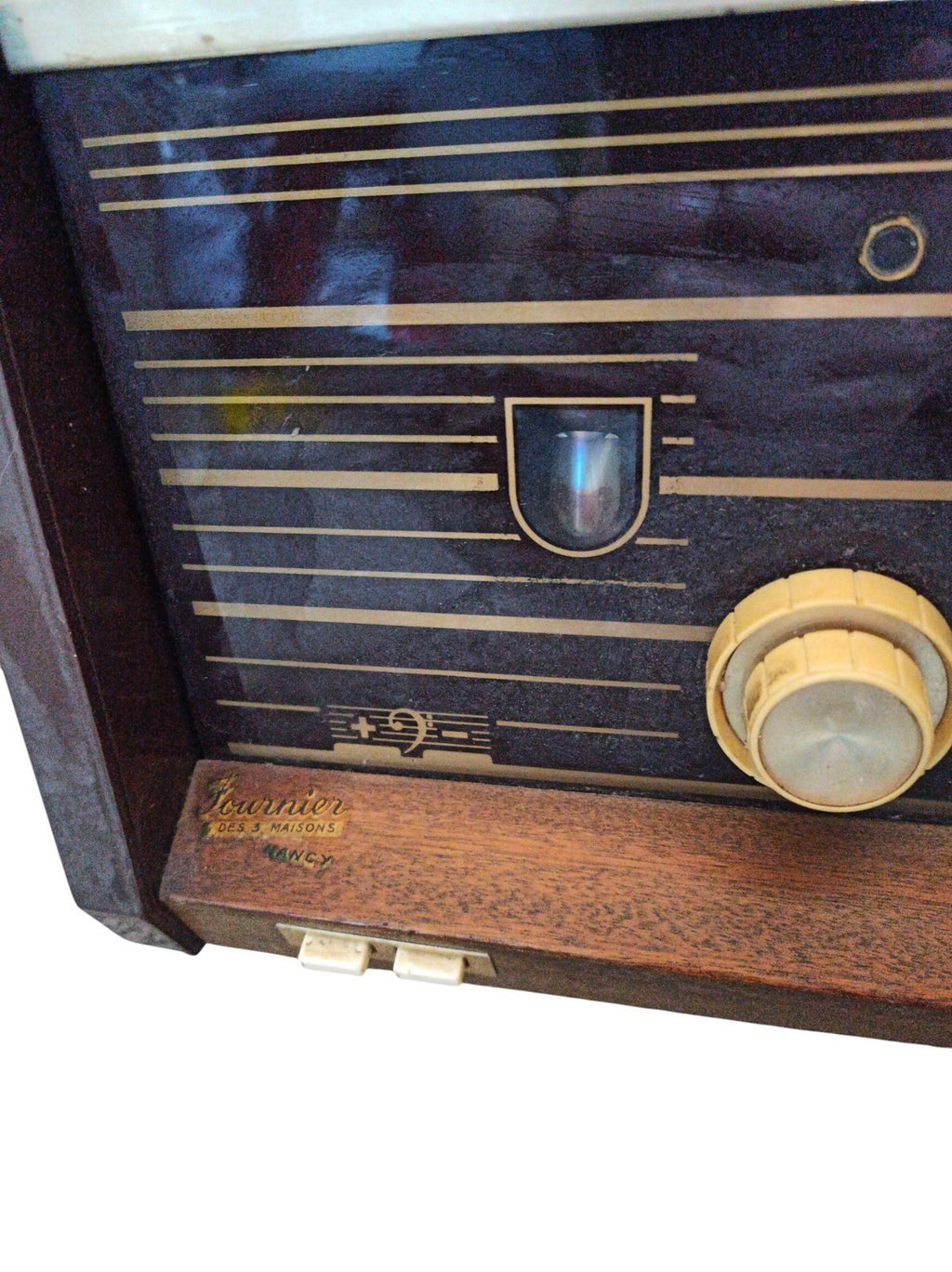 Radio vintage PHILIPS multibandes bois bakélite années 50/60 ancien poste TSF