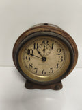 Réveil ancien répétition cadran patiné style rétro doré vintage horloge