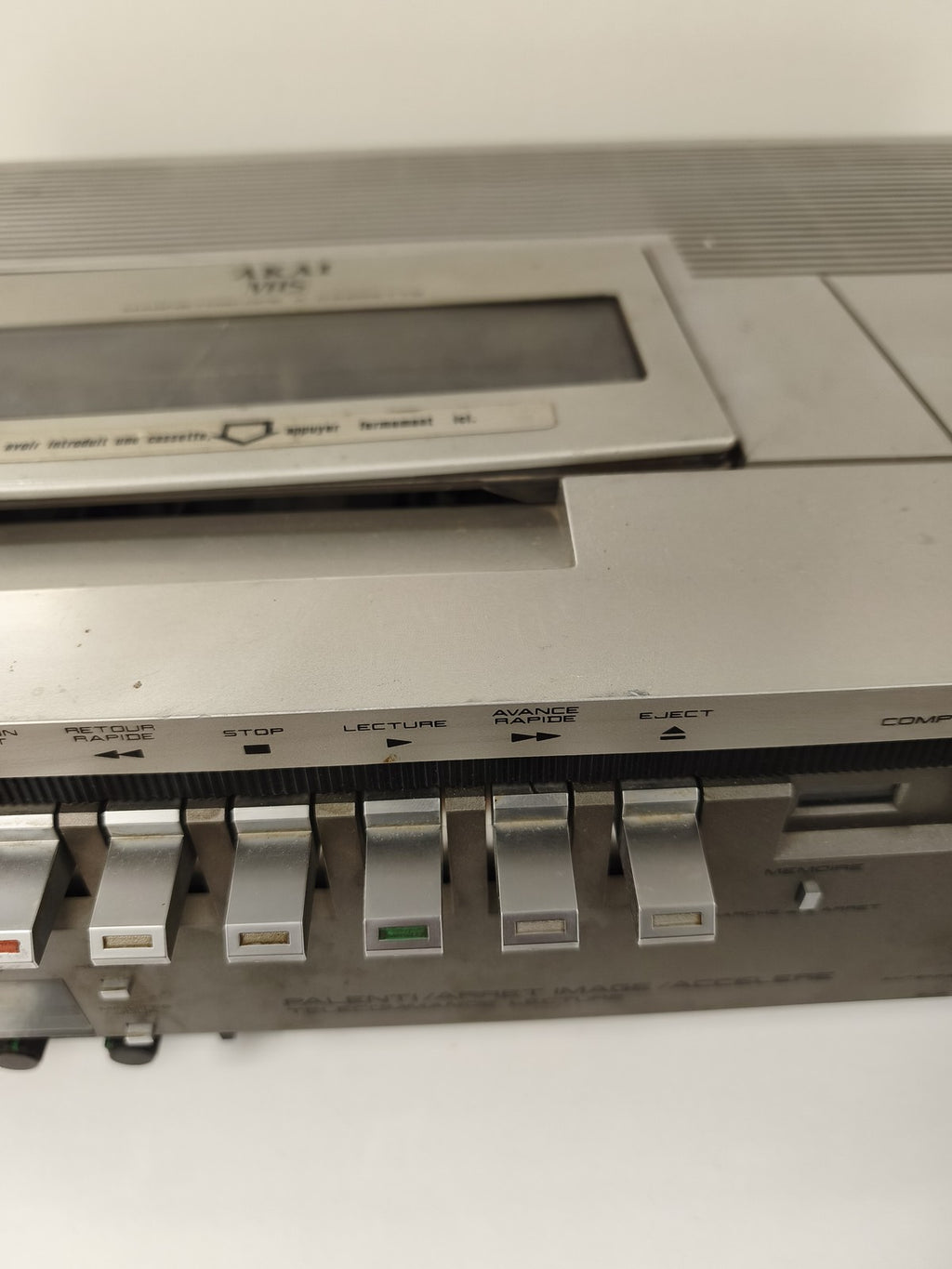 Vintage lecteur vidéo cassette Akai VS-9800SV ancien magnétoscope rétro collecti