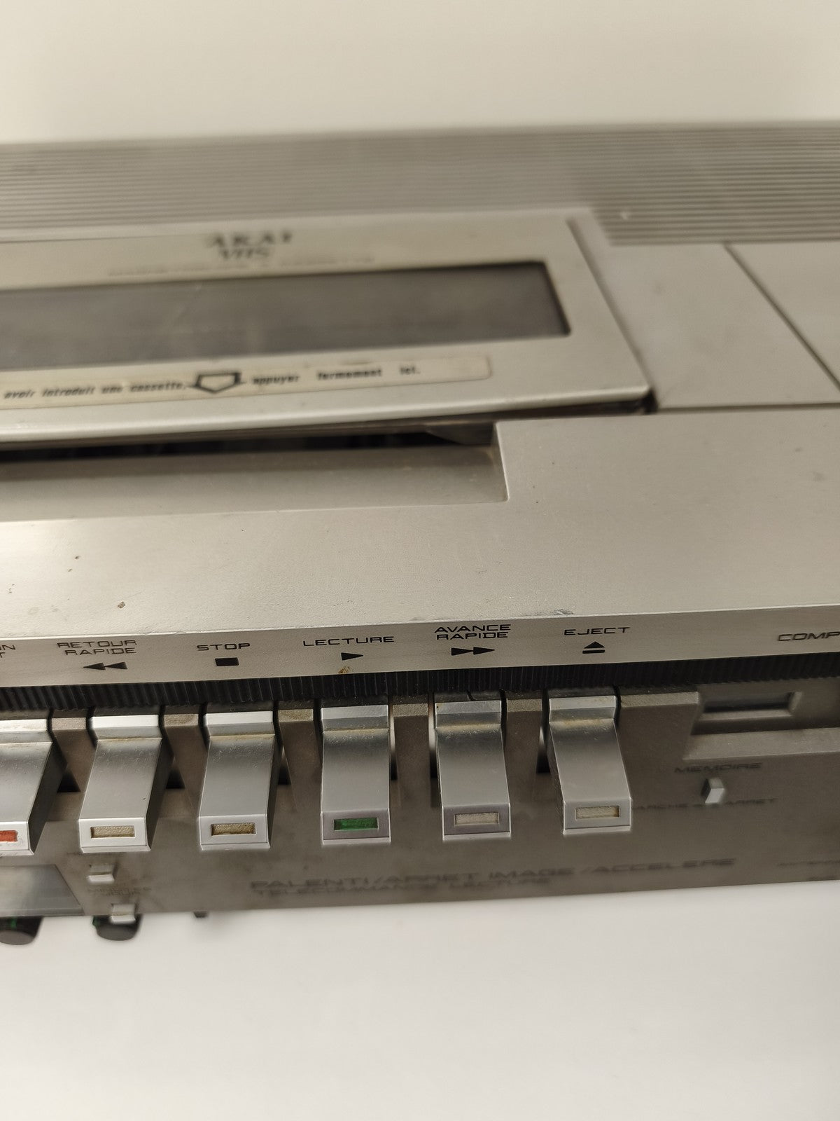 Vintage lecteur vidéo cassette Akai VS-9800SV ancien magnétoscope rétro collecti