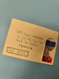 Ancienne enveloppe Polska philatélie affranchie, timbre Pologne, collection