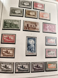 Timbres anciens Mauritanie neufs AOF RF aviation paysages architecture