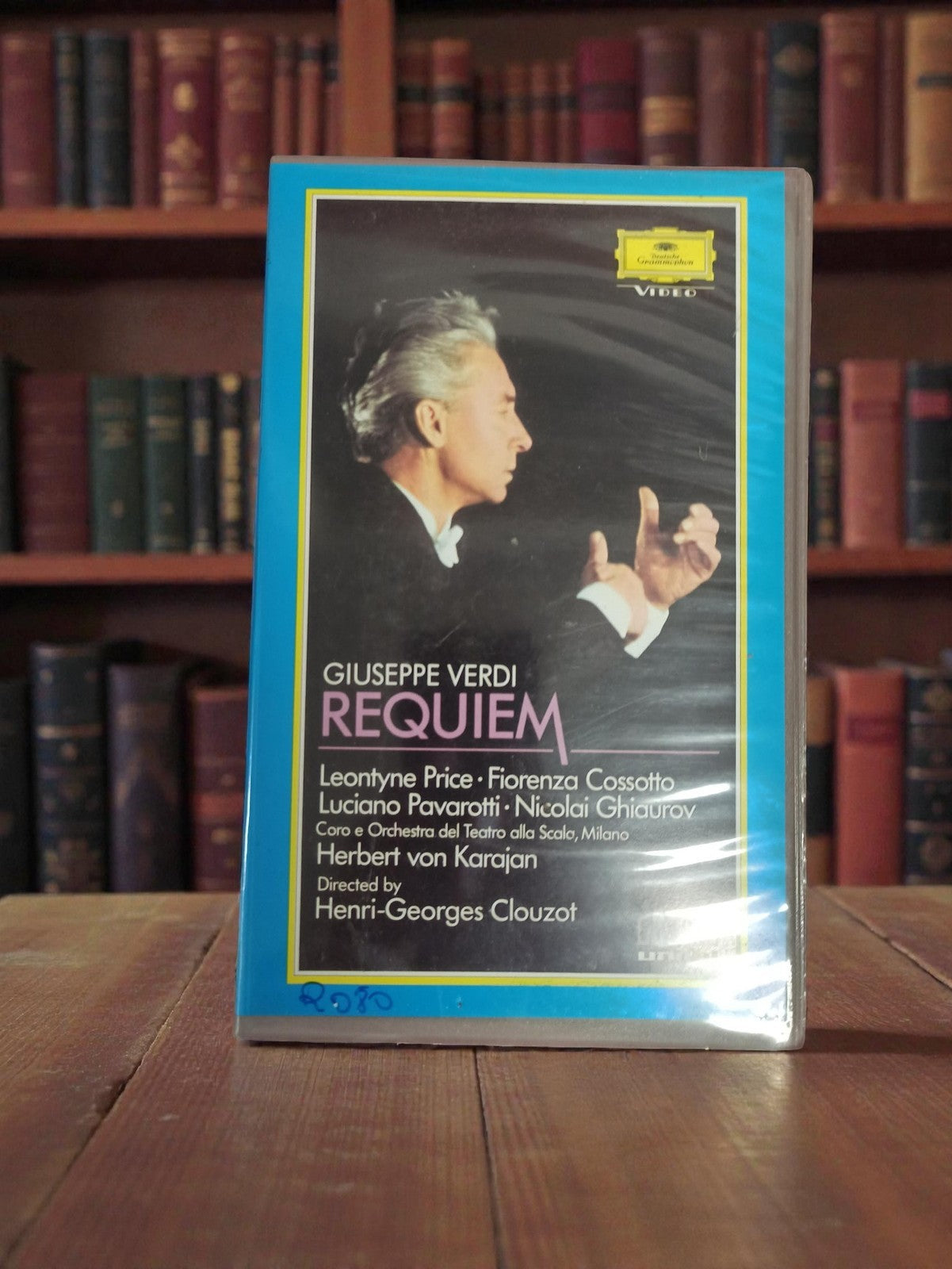 VHS Verdi Requiem Deutsche Grammophon rétro musique classique vidéo