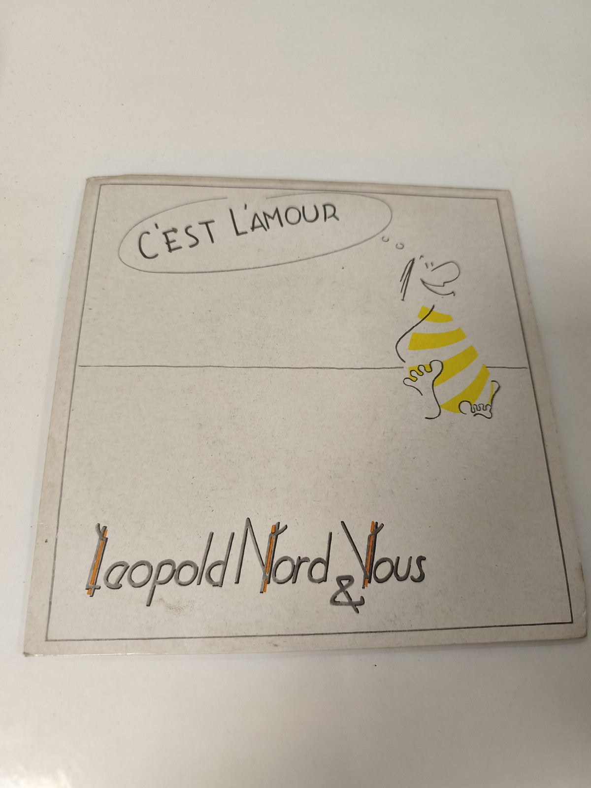 Vinyle 45 tours rétro Léopold Nord, disque ancien, collection musique française