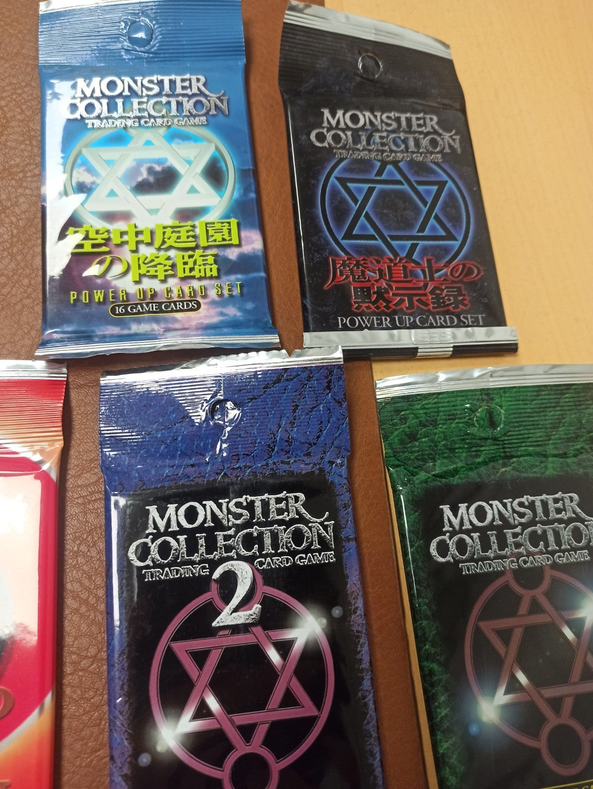 Boosters Monster Collection 2 cartes scellés TCG japonais rare lot