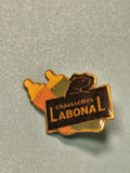 Vintage pin's publicitaire Labonal chaussettes ours émaillé collection