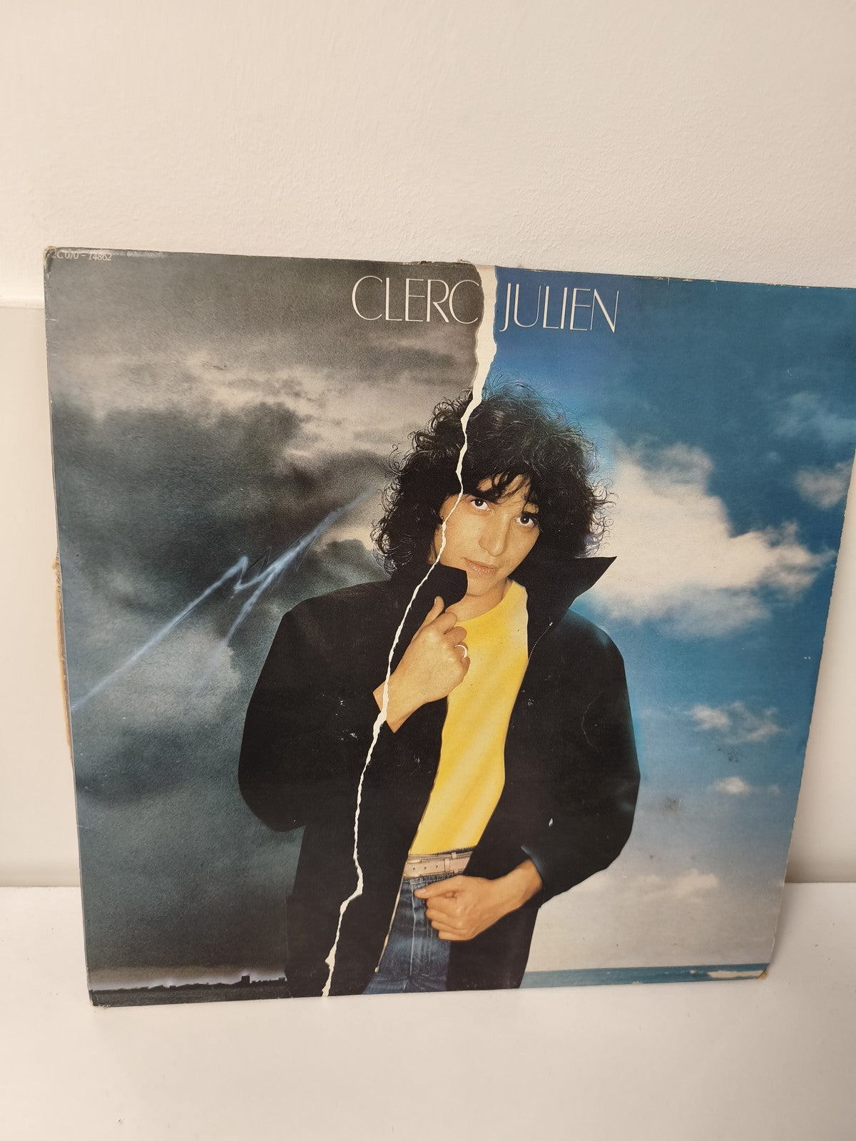 Vinyle 33 tours ancien Julien Clerc rétro vintage disque collection française
