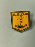 Vintage pin's ASCB La Batarelle Marseille football jaune vert collection