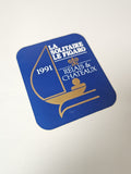 Ancien autocollant publicitaire rétro La Solitaire Le Figaro, déco vintage rare