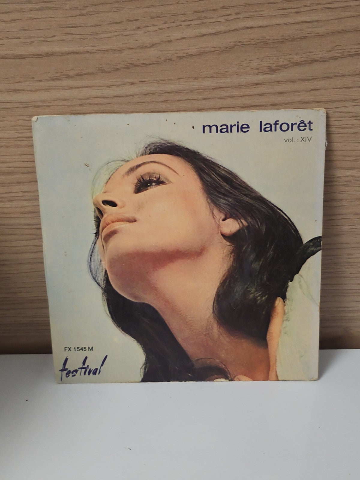 Vintage 45 tours Marie Laforêt disque vinyle ancien chanson française rétro