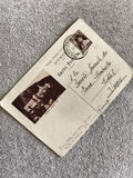 Carte postale Roumanie timbre 1930s, photo Cazinoul Constanta, philatélie