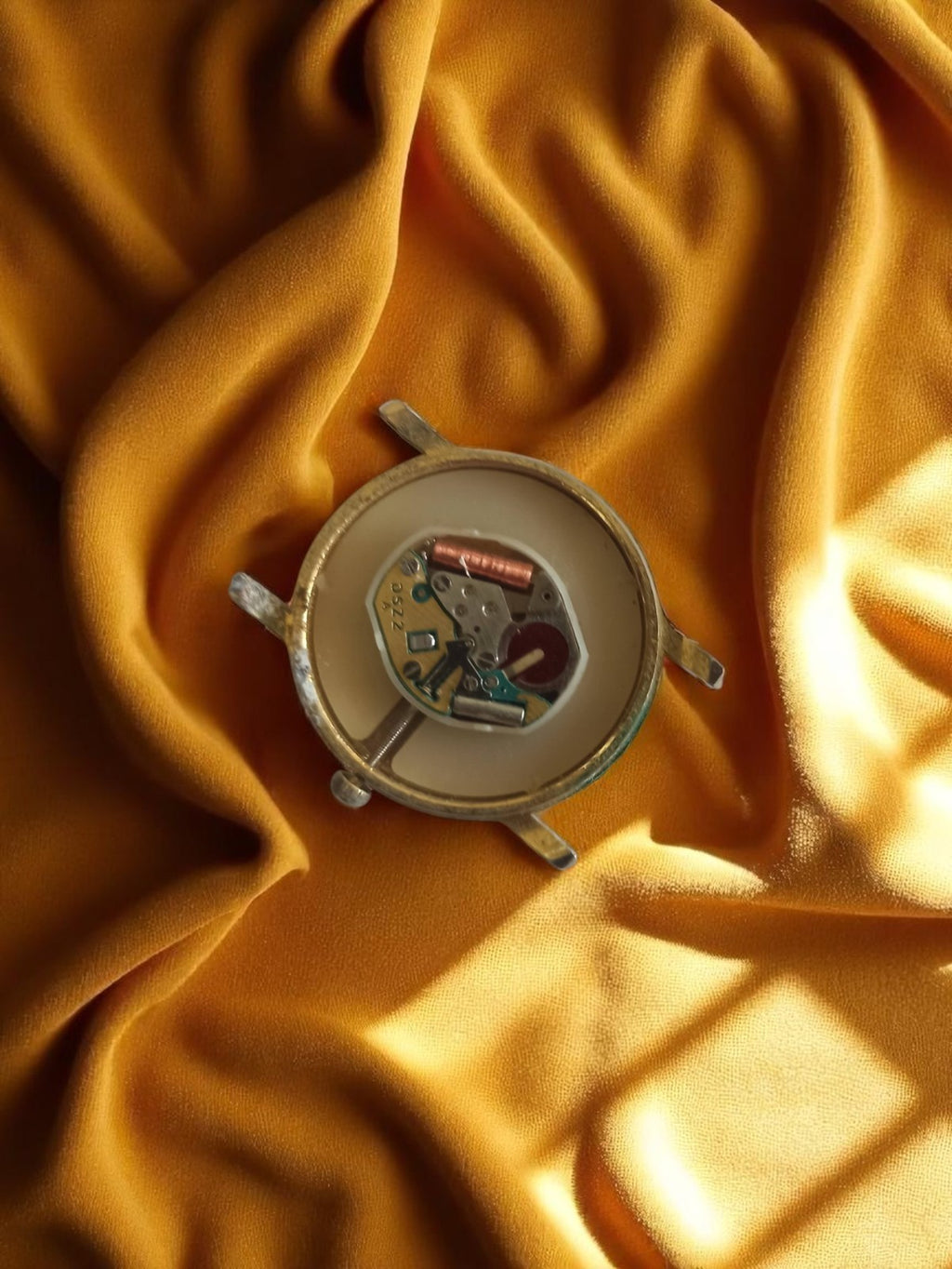 Montre homme vintage Zig-Zag cadran doré "Le Zouave" ancien