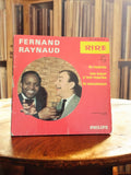 Vinyle 45 tours Fernand Raynaud RIRE Philips ancien pochette rouge vintage