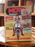 Magazine Moto Journal n°443 ancien années 80 vintage moto Paris Dakar