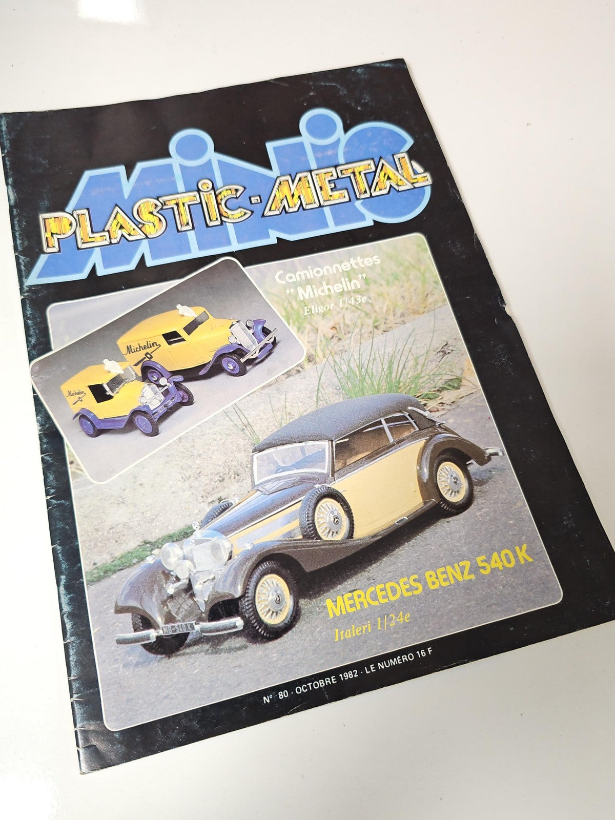 Magazine ancien vintage sur miniatures automobiles et maquettes métal plastique