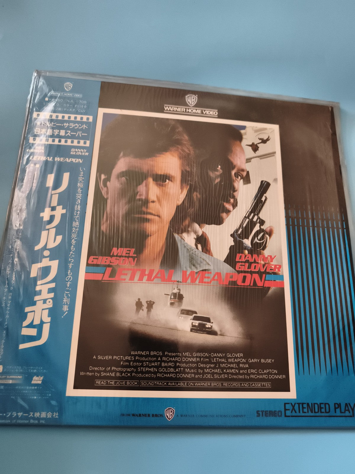 Laserdisc japonais Lethal Weapon Warner Home Video import film Mel Gibson