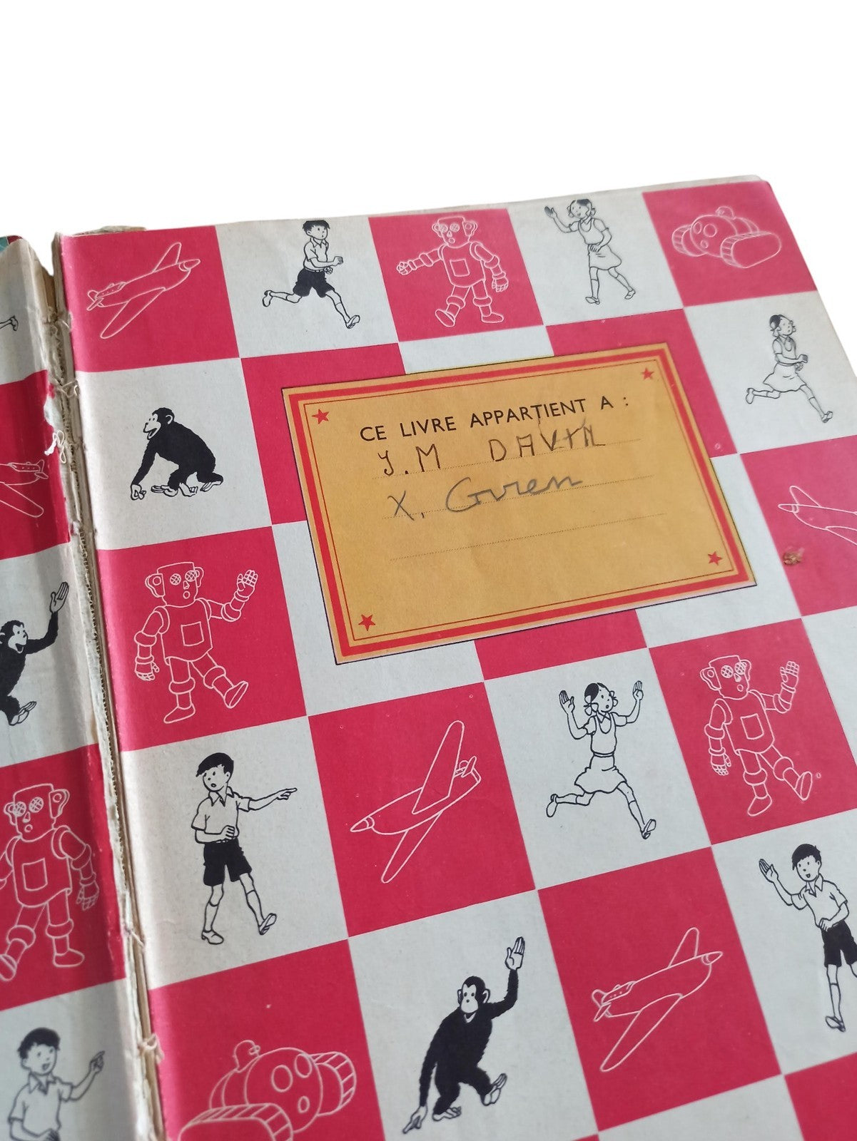 Bande dessinée Le testament de M. Pump Hergé Casterman édition vintage rare