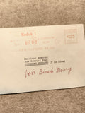 Lettre publicitaire Kodak oblitération mécanique 1961 philatélie Paris (Ref 10)