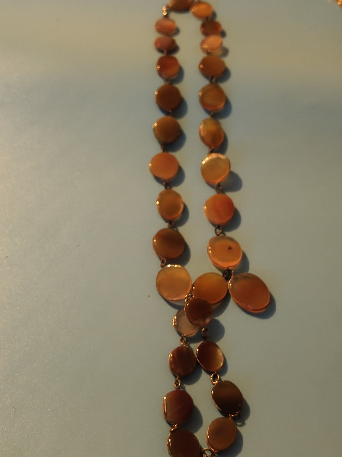 Collier élégant en cornaline pierre naturelle, bijou raffiné pour femme, occasio