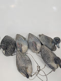 Lot statues canards décoratifs signées Alzavola Moretta animaux déco maison