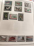 Timbres neufs République Malgache Madagascar anciens, papillons, paysages, flore