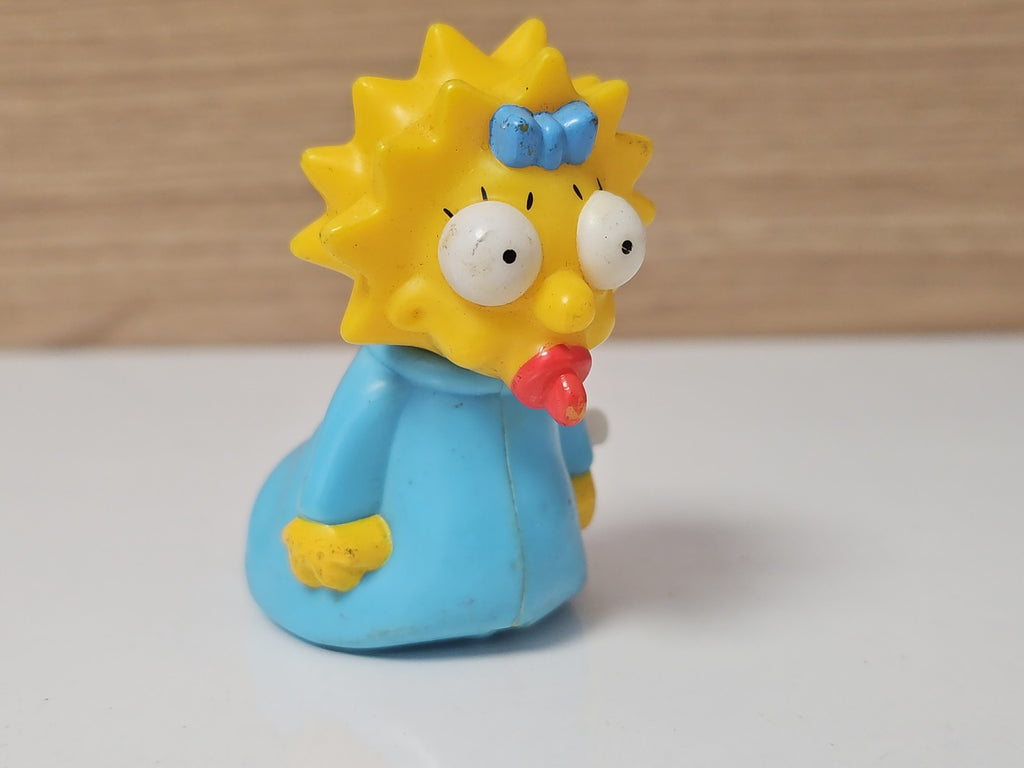 Figurine rétro Maggie Simpson ancienne, personnage The Simpsons, objet collectio