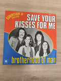 Vinyle 45 tours Brotherhood of Man Save Your Kisses For Me Eurovision 76 PYE