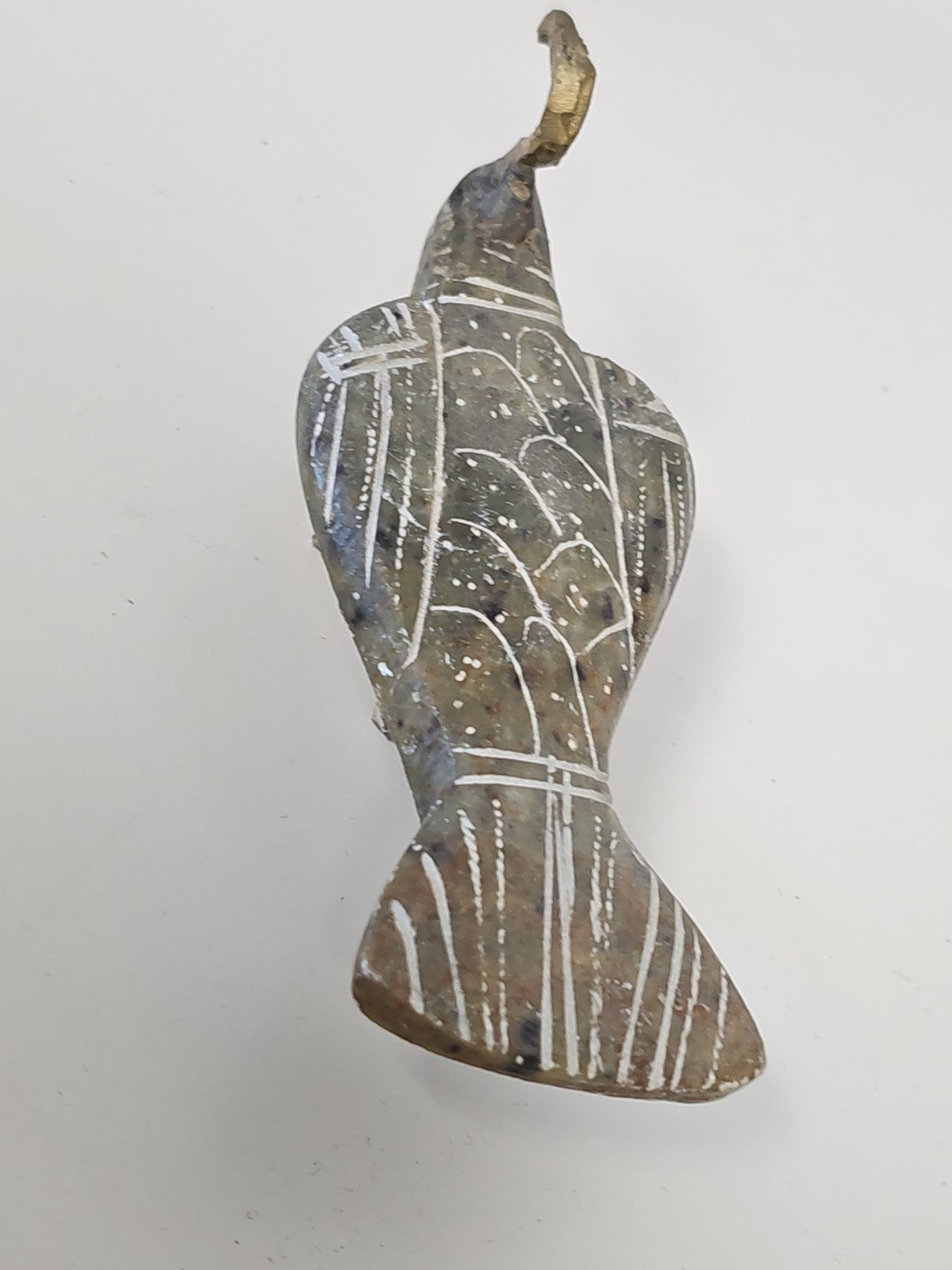 Sculpture vintage ibis Thot Égypte ancienne pierre, art antique rare collection
