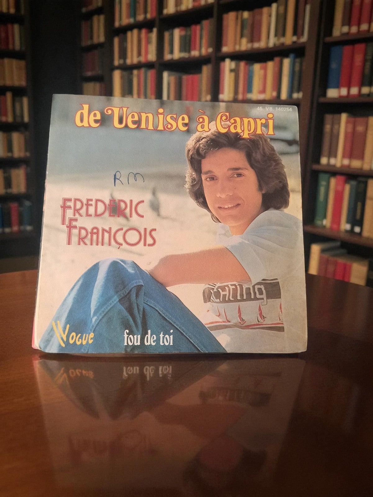 45 tours Frédéric François Vogue vintage De Venise à Capri fou de toi