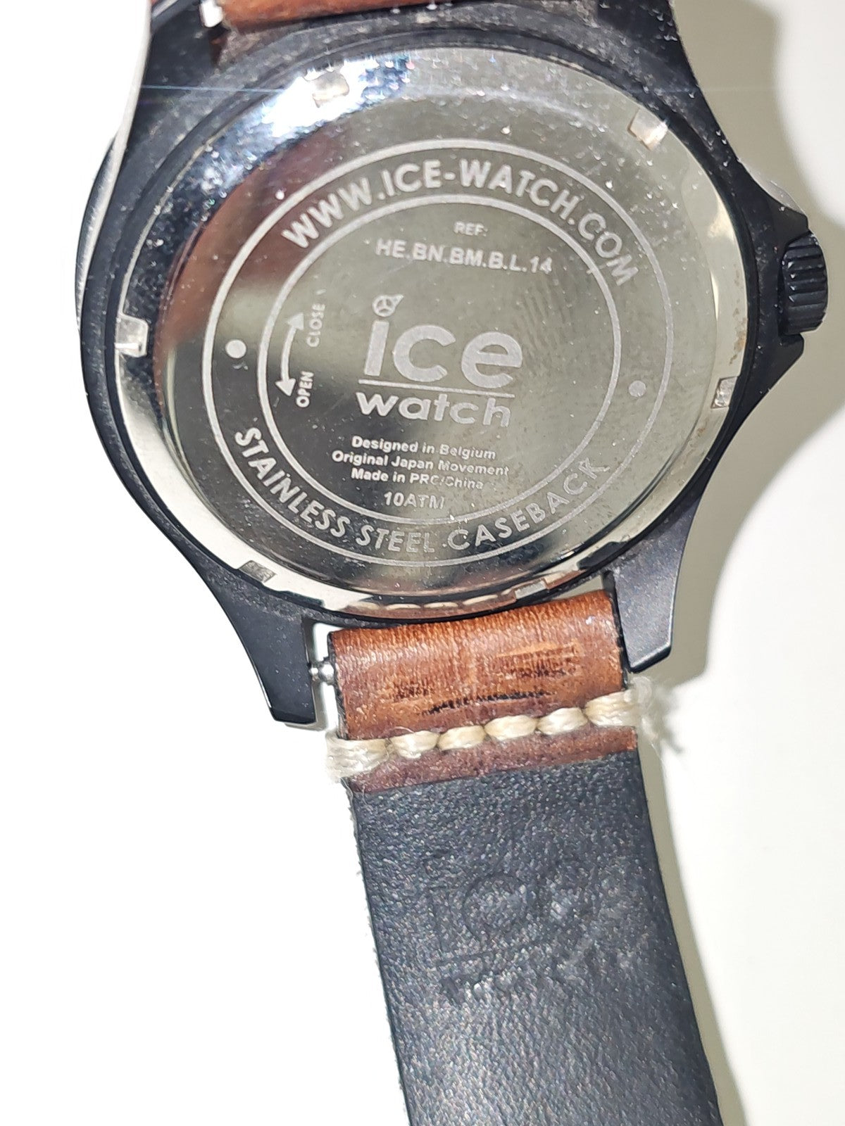 Rare montre homme Ice-Watch Heritage HE.BN.BM.B.L.14 rétro, collection vintage