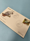 Enveloppe FDC Gabon Perroquet Jaco 1971 Premier Jour Libreville Timbre Oiseau