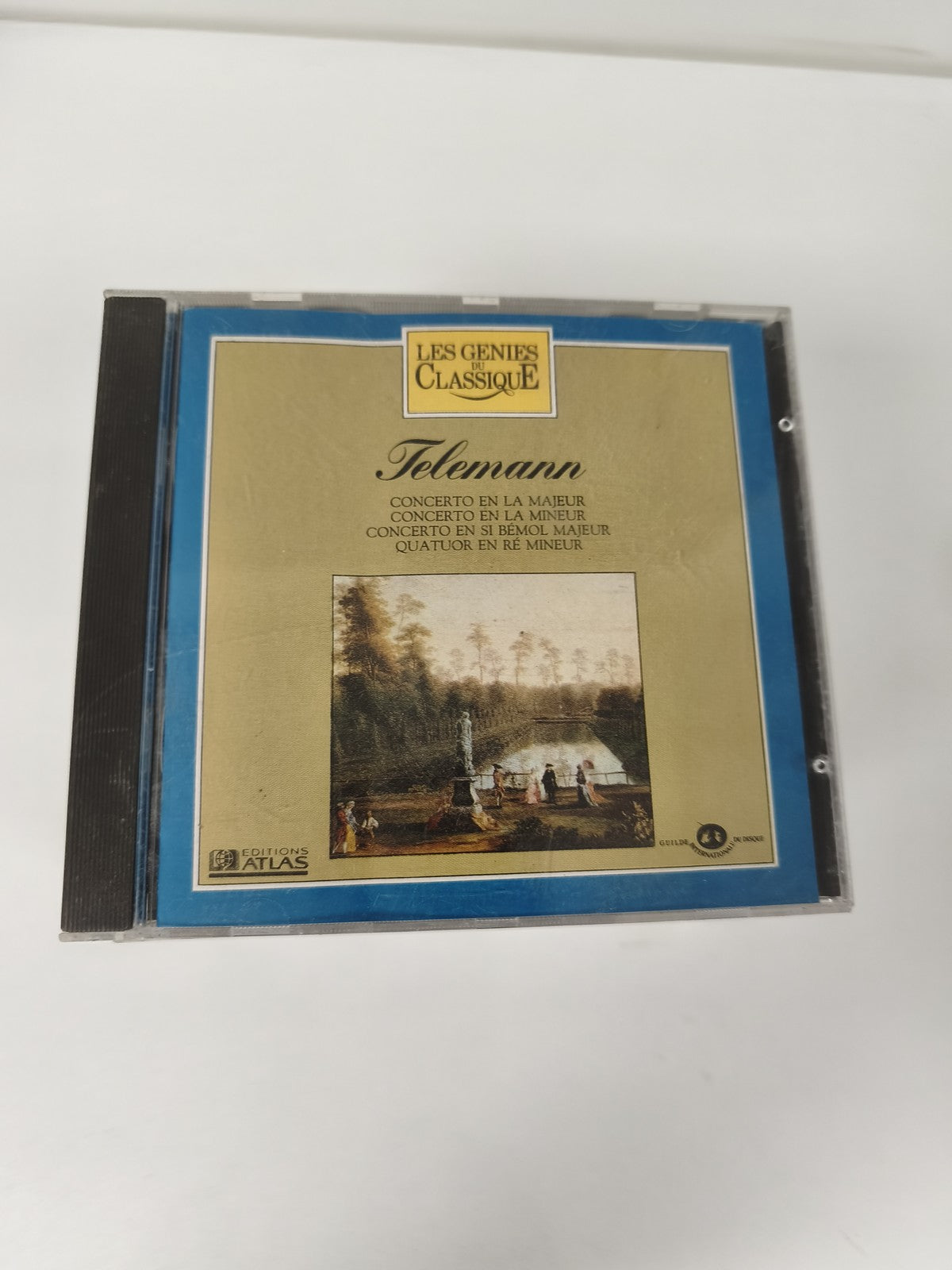 CD Telemann Les Génies du Classique ? Concerto et Quatuor, Éditions Atlas