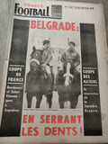 Journal ancien France Football 1968 Belgrade Coupe de France vintage