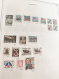 Timbres anciens USA oblitérés lot x18 – thématiques sport, art, Noël, Love