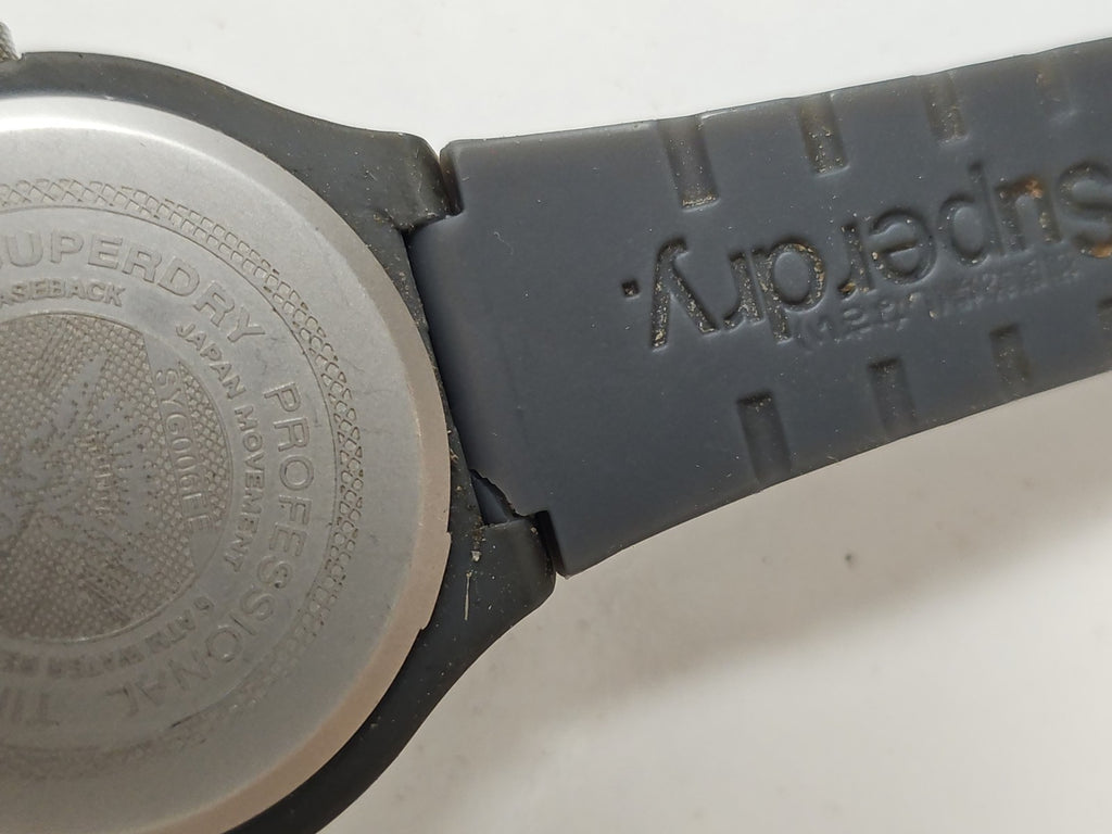 Montre pour homme Superdry authentique, design moderne, montre-bracelet occasion