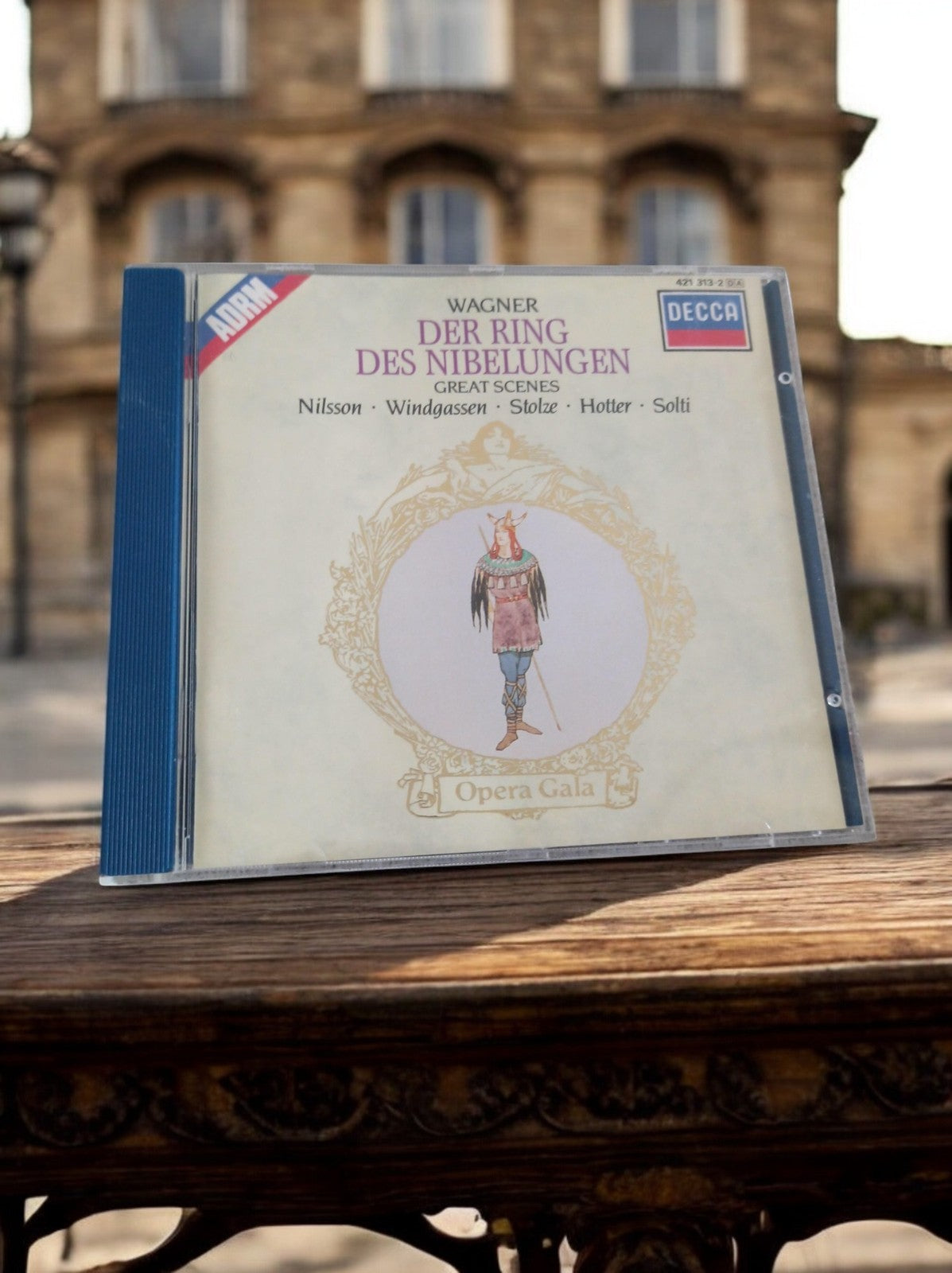 CD Opera Wagner Der Ring des Nibelungen Decca vintage ADRM jaquette illustrée