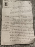 Document manuscrit ancien 1892 vente terrain, cachet, archives Lafage