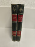 Lot 2 livres Histoire de France Larousse reliés ancien, tranches dorées